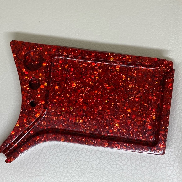 New holographic, Small red rolling tray - Picture 3 of 8